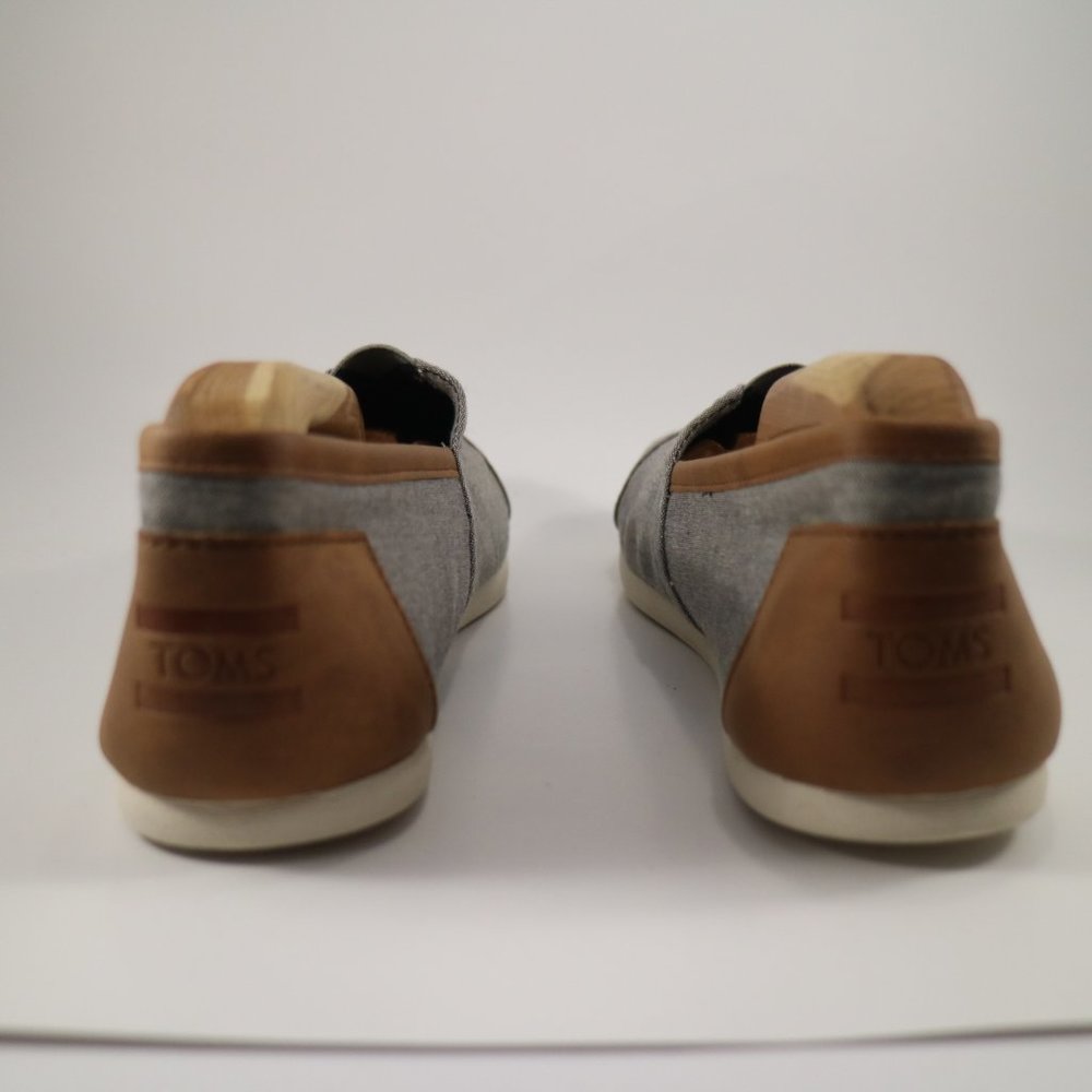 Tom's Frost Grey Chambray Men's Classics - Picture 4 of 8